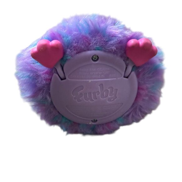 Furby Interactive Toy 2023 Purple Plush Tie Dye Glowing Ears Works ****FRENCH - Picture 5 of 6